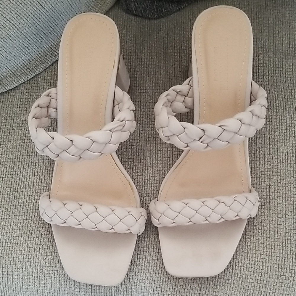 Elegant Braided Strap Heels